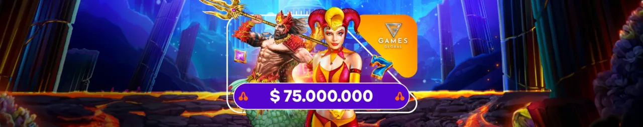 Banner de la promoción Drops Semanales con el pozo total que anuncia el operador.